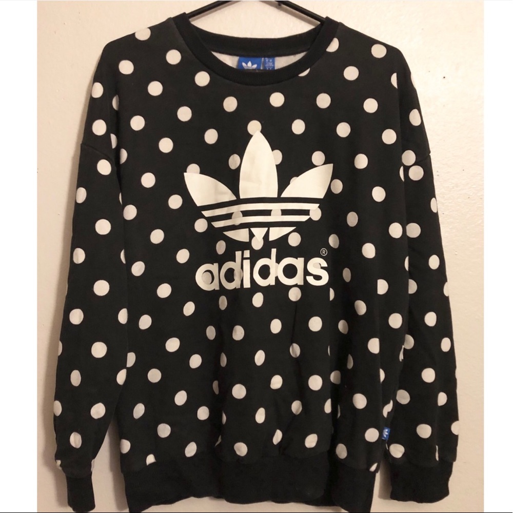 Adidas Polka dot crew neck sweater (light)